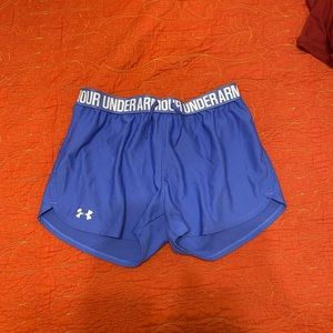 Under armor blue shorts